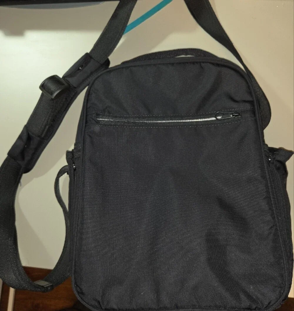 Pacsafe Metrosafe LS Black Anti-Theft Travel Shoulder/Sling Bag
